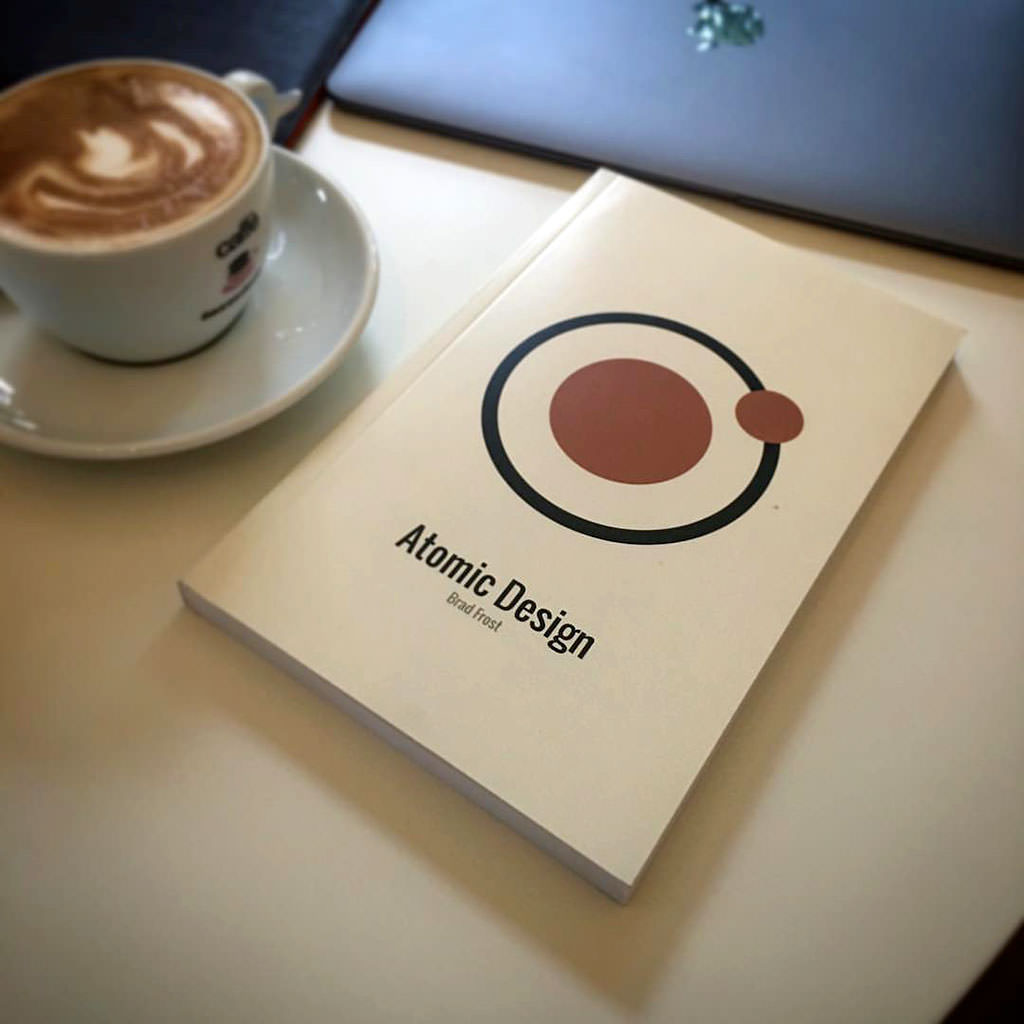 A copy of Brad Frost’s Atmoic Design Book