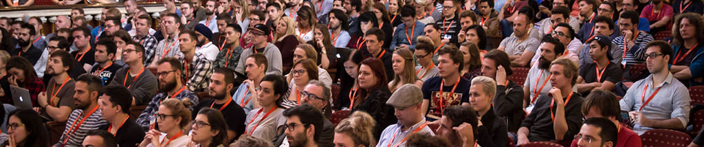 Audience at SmashingConf in Barcelona
