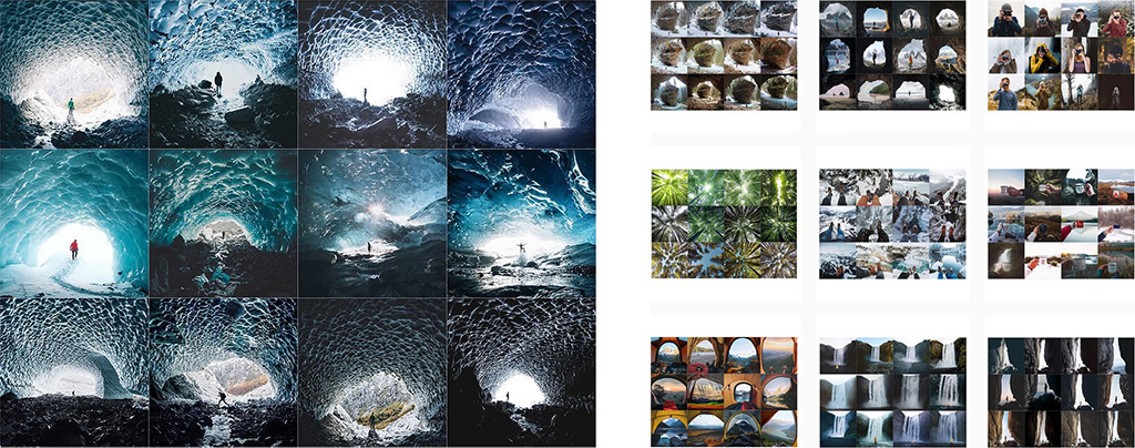 A funny way of holding a mirror in front of us