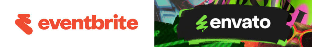 The two logos next to each other